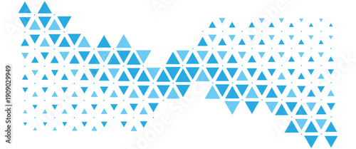 Vector modern polygonal triangles technology pattern design.. 