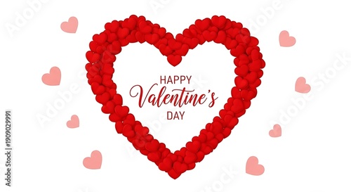 Wallpaper Mural A heartfelt valentine's day illustration with love-themed decorations Torontodigital.ca