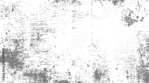 Distressed textured background with faded text and ink splatters grunge