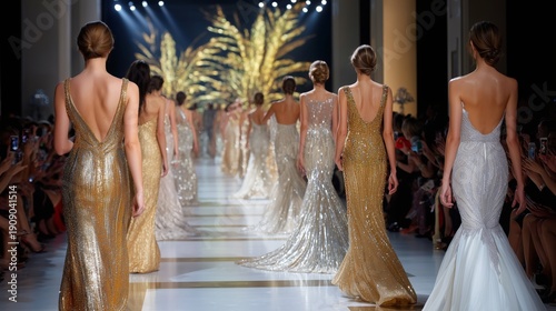 Haute couture runway show 