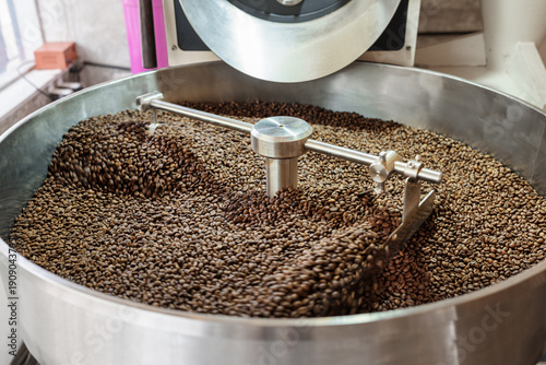 Wallpaper Mural Freshly roasted coffee beans are cooling Torontodigital.ca