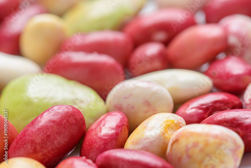 Wallpaper Mural Closeup view of colorful beans of different varieties and sizes Torontodigital.ca