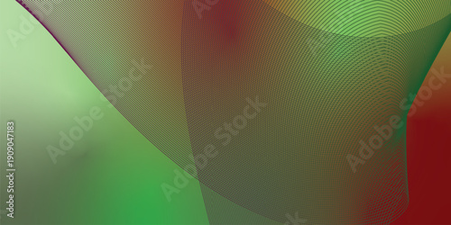 Green red and yellowgreen abstract grainy gradient background with black noisy texture