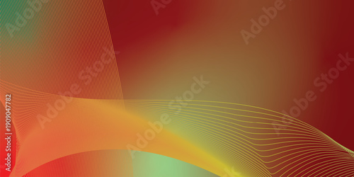Green red and yellowgreen abstract grainy gradient background with black noisy texture
