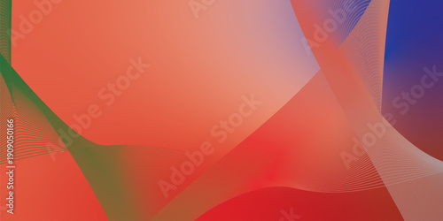 navy blue red and  LightSalmon coral abstract shape grainy gradient background on black backdrop with noisy texture for wide banner poster and header design