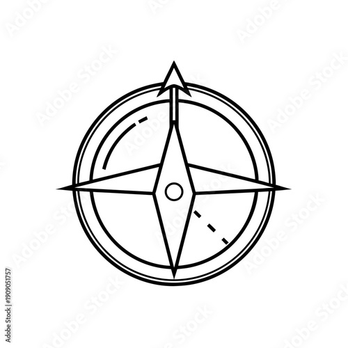 Geometric construction of a circle with intersecting chords and arcs