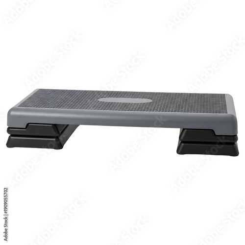 Aerobic Step Platform Isolated on White Background for Fitness and Workout