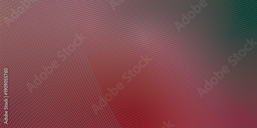 Green and light coral abstract shape grainy gradient background on black backdrop with noisy texture for wide banner poster and header design