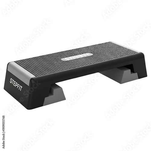 Aerobic Step Platform for Fitness and Workout, Isolated on Transparent Background