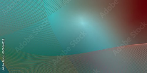 Red and Dark Cyan abstract grainy gradient background with black noisy texture