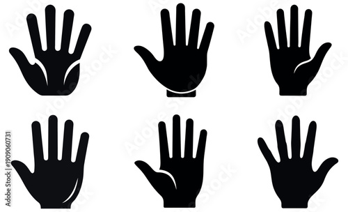 set of hand gestures