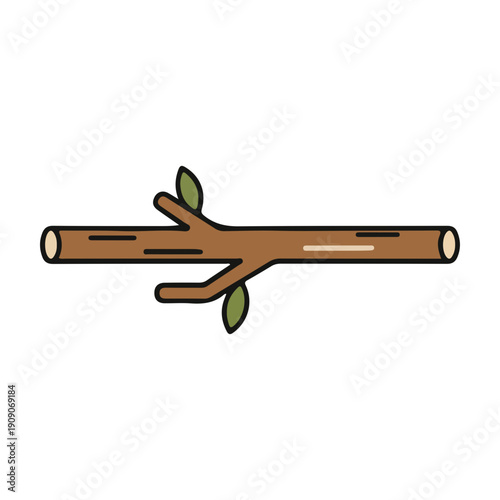 Brown Tree Branch Vector