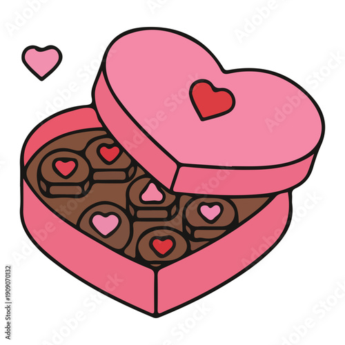 Heart Shaped Valentine Chocolate Box