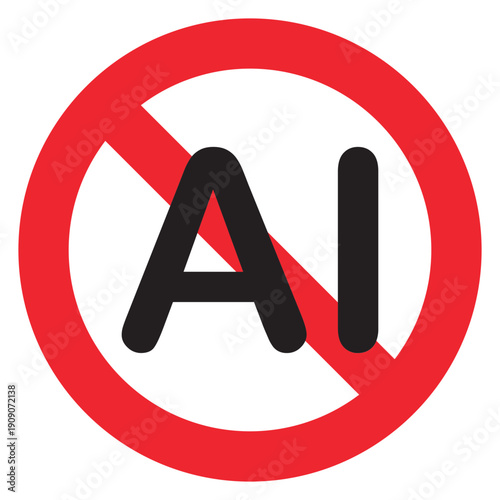 No AI - Artificial intelligence Not allowed