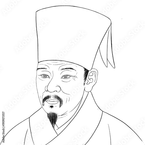 Su Zhe was a Northern Song dynasty writer, one of the "Eight Great Prose Masters of Tang and Song," younger brother of Su Shi, renowned for his vast and profound yet serene and composed prose, and als