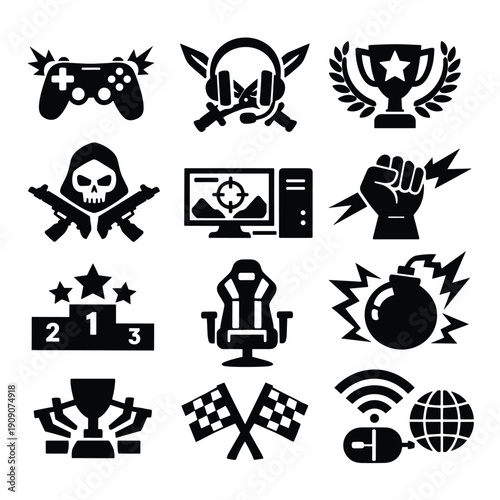 Gaming Icon Collection for Competitive Play