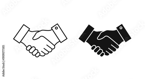 handshake vector illustration