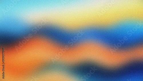 Фотография Vibrant Blurred Colorful Abstract Landscape Background.