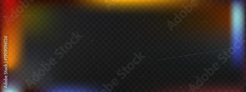 Film grain filter cinematic overlay with a warm blue and orange distressed film texture, complete with vintage dust, scratches