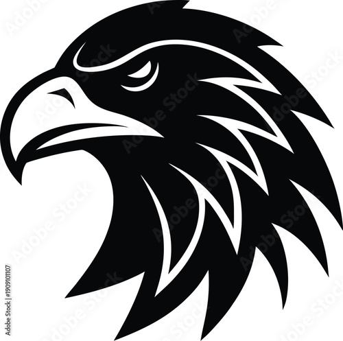 Fierce Eagle Head Mascot Logo