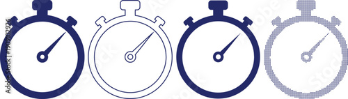 Classic stopwatch measuring time representing deadlines, speed, and timing in various contexts