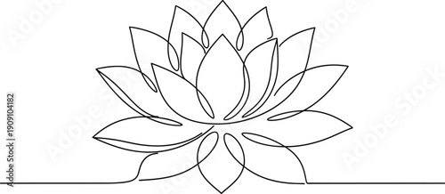 A Lotus Flower Vibrant Vector Graphic Capturing Beauty and Peace
