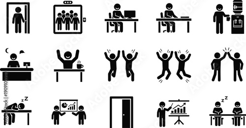 High angle view of professional freelancer working on laptop at modern wooden desk in bright home office with indoor plants and natural sunlight