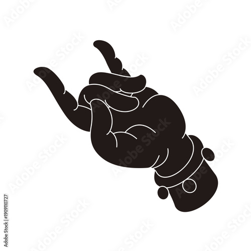 The designs of various Buddhist symbols, gestures, vector logos, and symbols are all rooted in Eastern aesthetics. They utilize free brushstrokes and negative space in their composition, expressing va