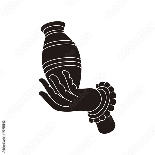 The designs of various Buddhist symbols, gestures, vector logos, and symbols are all rooted in Eastern aesthetics. They utilize free brushstrokes and negative space in their composition, expressing va