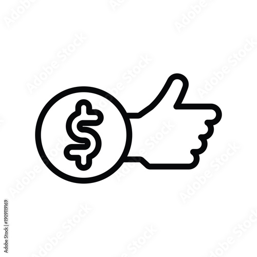 Paid engagement Icon