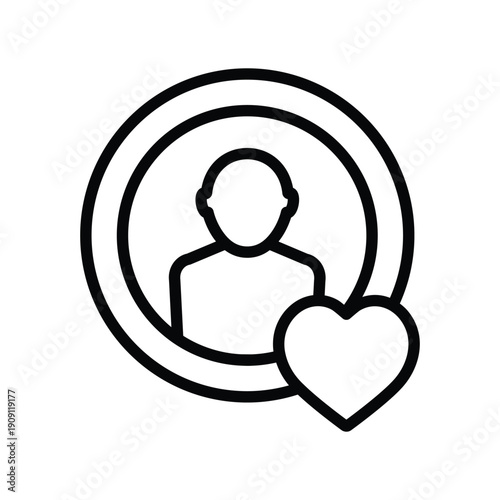 Trendy influencer Icon