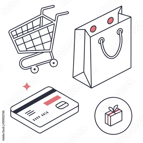 E-commerce and shopping icons