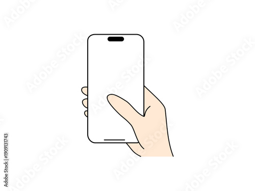 スマホを操作する手2