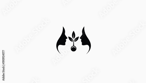 Bat wings with bomb logo, evil symbol, flat icon
