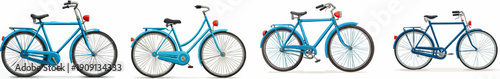 Cool Cruiser: Blue Bike with Red Bell