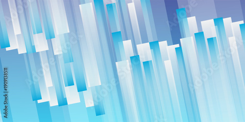 Modern nice art simple abstract blue gradient background featuring numerous horizontal light streaks  creating a dynamic sense style illustration