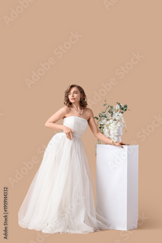 Beautiful bride in wedding ...