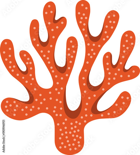 Coral painting and brush art a vibrant underwater scene, illustrating the beauty of marine life through artistic strokes