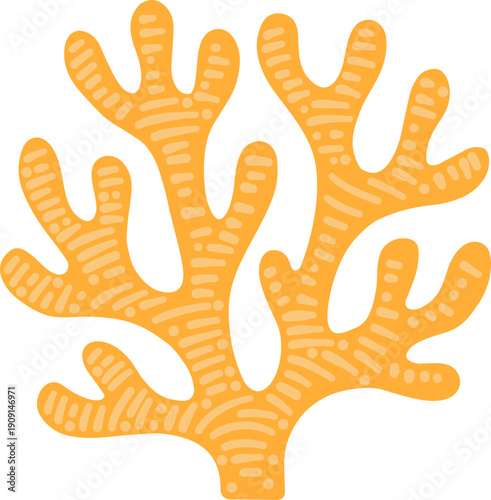 Abstract coral reef illustration, a vibrant painting with organic shapes, inspired by nature's brush strokes