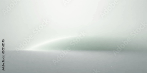 Abstract rainbow colors shine across a brushed metal background with a smooth silver texture and blue spotlight design