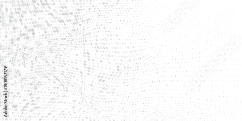 Simple dot halftone gradient texture. Vanishing polka dot background. Repeating dots gradation pattern art