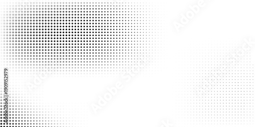 Wallpaper Mural Mesh dot halftone gradient texture. Vanishing polka dot background. Repeating dots gradation pattern background art modern abstract Torontodigital.ca