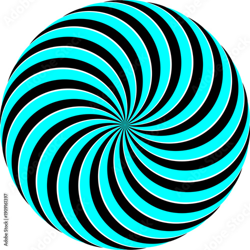 geometric ball with patterns on a white background