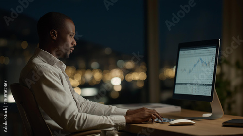 Glowing financial dashboards emphasize real-time stock exchange performance, sector-based equity comparisons, liquidity analysis, and automated trading intelligence operating across global markets.
