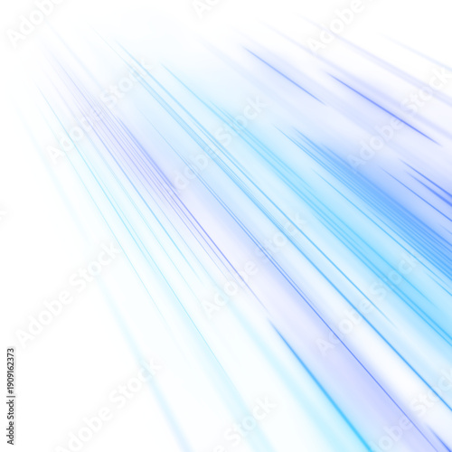 A sleek blue track extends into infinite perspective. Light streaks blur with rapid forward motion. The design expresses velocity and control. PNG