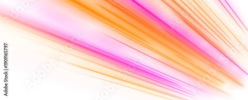 Neon pink and orange lanes stretch toward a glowing horizon. Bright reflections shimmer across the smooth highway surface. The composition radiates speed, motion, and modernity. PNG