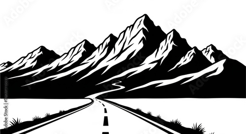 road in mountains