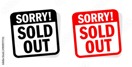 Sorry! Sold out	