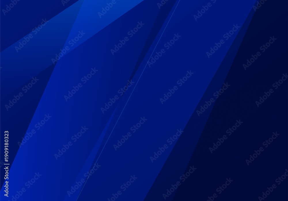 Obraz premium Modern blue abstract background with dynamic shapes