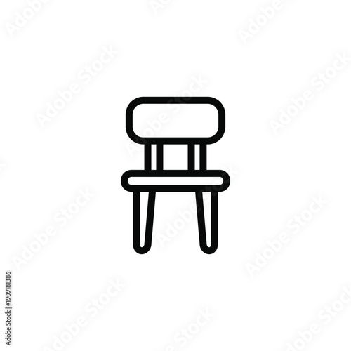 Chair icon vector